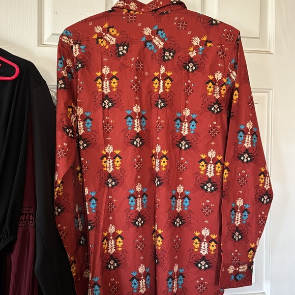 James Cody Authentic Western Ware Shirt Rust Color - Picture 9 of 10